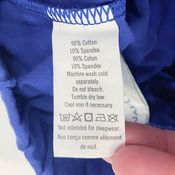 Janie & Jack Girls Solid Navy & Striped Blue & White Wide-Leg Pants 3T Trendy - Picture 9 of 11